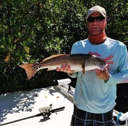 Redfish caught while fishing in Crystal River