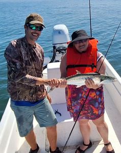 Spanish mackerel catch on fishing boat in Palmetto FL waters