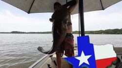 Angler with big fish caught at Grand Saline