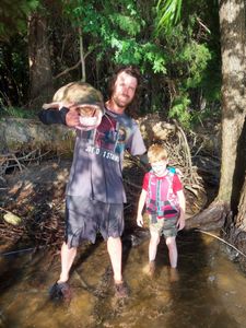 3 people enjoying fishing at Grand Saline