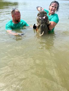 A fishing trip with 2 people in Grand Saline