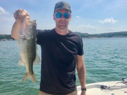 Largemouth bass caught while fishing in Austin