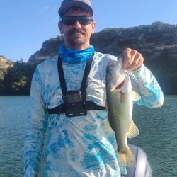 Largemouth Bass caught fishing in Austin, Texas