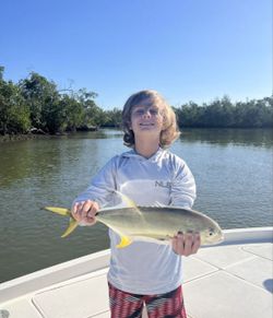 A lone angler fishing in the waters of FL