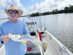 Snook fish caught while fishing in Naples, Florida