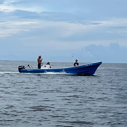 A single angler fishing in Alabama