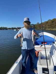 Two spotted weakfish caught while fishing in AL
