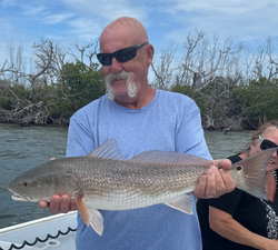 Beautiful Cape Coral redfish making memories on the water!
