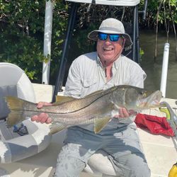 A 27-inch snook caught while fishing in FL