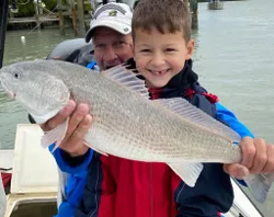 Redfish measuring 27 inches caught at Cape Coral