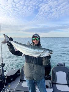 A great fishing trip in NY featuring a 36-inch catch
