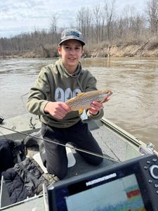 One fishing enthusiast at the Brethren location