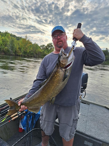 Lone angler fishing in MI