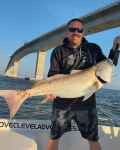 One person fishing in Wanchese
