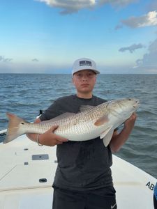 A redfish caught while fishing in Wanchese