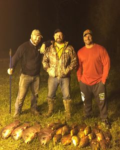 Big buffalo bowfishing haul!