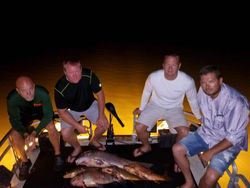 Four people fishing in Tennessee