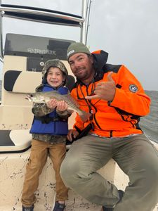 Speckled trout caught while fishing in Corpus Christi TX