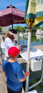 Young angler learning the ropes!