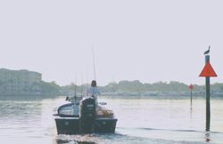 Scenic view of the bay at Bay Pines fishing location