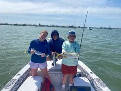 Two Spanish Mackerel, 16 inches each, caught while fishing in FL