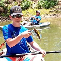 A person fishing in Cottonwood