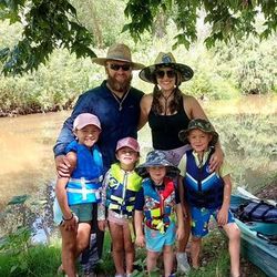 Six people fishing in Arizona