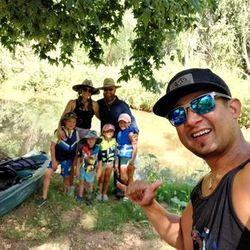 Three people fishing in Cottonwood