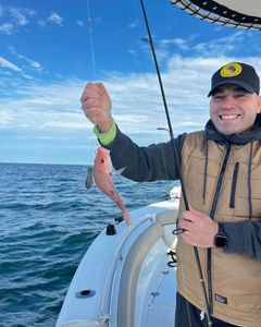 A lone angler reeling in their catch at the beautiful Midway location.