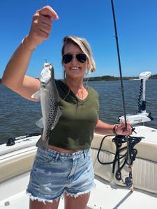 Spotted Weakfish, a 54-inch fish, caught in GA