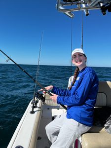 Lone angler fishing at Midway location