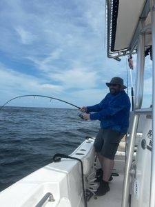 A person on a fishing tour in Midway