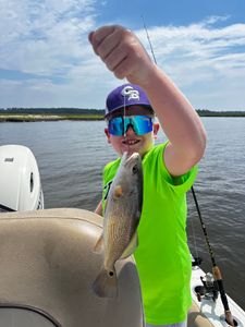 Redfish caught by angler at Midway