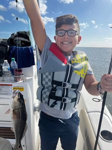 Redfish caught during fishing tour at Midway