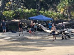5 people enjoying a scenic fishing tour in Midway