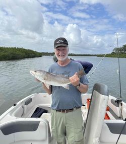 One angler fishing on the beach in Daytona Beach