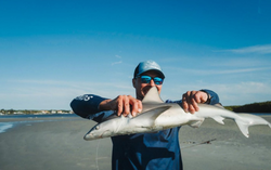 Angler with one big fish at Daytona Beach