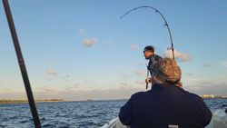 Person enjoying fishing tours in Daytona Beach