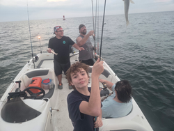 Great day on the water with multiple techniques! Partly cloudy conditions made for perfect fishing.