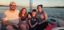 Four people on a fishing tour in Daytona Beach