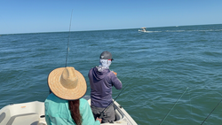 Fishing on the open waters.