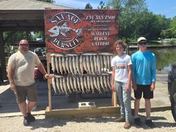 Three anglers fishing in MI