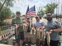 6 fish caught by 5 people while fishing in MI