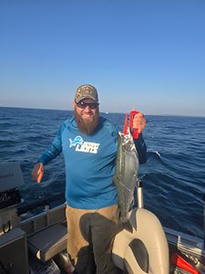 Angler fishing in MI