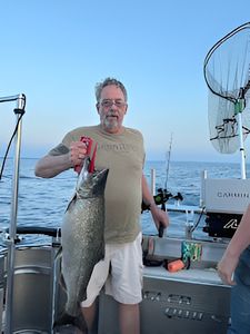 Angler fishing in MI