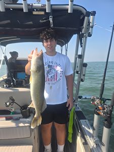 Person fishing in MI