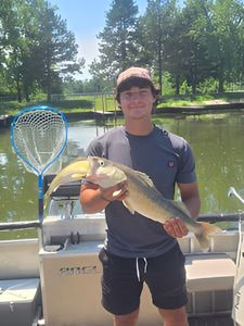 Angler fishing in Michigan