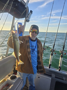 One fisherman fishing in Monroe
