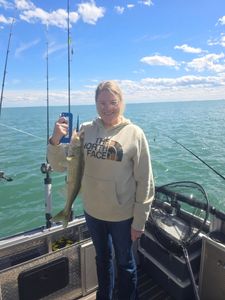 Walleye caught in Monroe, fishing