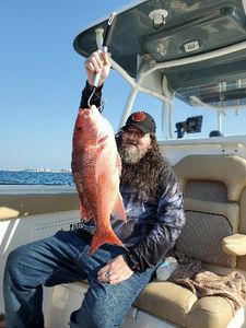One fisherman having a great time in FL